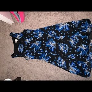 Floral dress with blazer